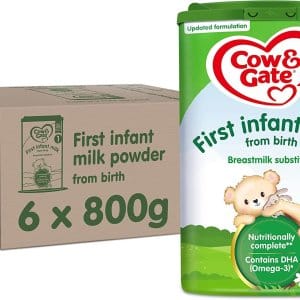 6x800g Cow & Gate 1 First Infant Baby Powder Formula Cow & Gate 1 First Infant Baby Milk Powder Formula