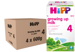 HiPP 4 Growing up Baby Milk Powder from 2 years onwards (4 x 600g)