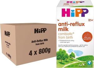 HiPP Anti Reflux Baby Milk Powder from birth (4x 800g)