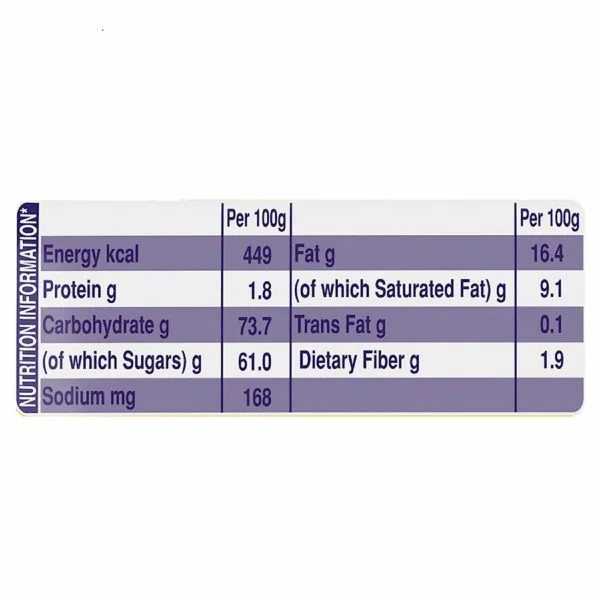 Cadbury 5 Star Chocolate 12x24 Gram Bar nutrition information fmcg trade center