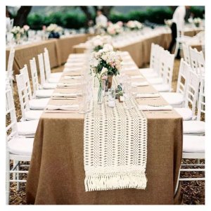 Disposable Tableware Wholesale - BURLAP TABLECLOTH 1.5M X 2.5M