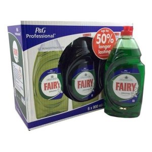 Fairy Washing Up Liquid Original 900ml – Pack 6