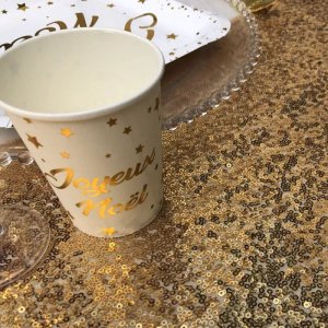 WHITE AND GOLD MERRY CHRISTMAS CUP fmcg trade center