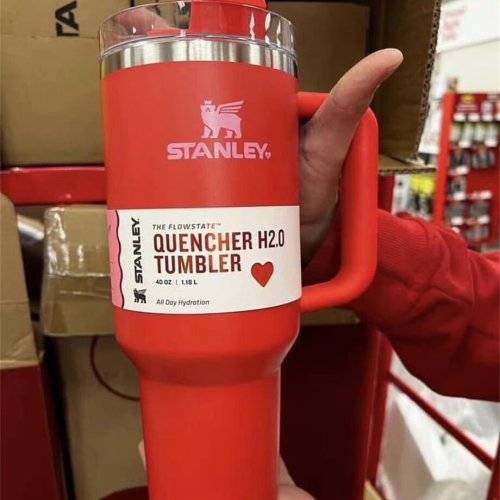 Valentine's Day Stanley cup 40 OZ Handle Cup Double